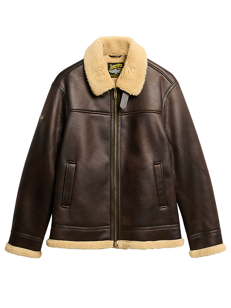SUPERDRY Blouson in Lederoptik – Superdry