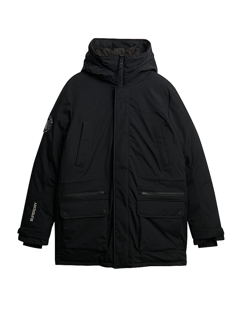 SUPERDRY Parka CITY PADDED schwarz | S