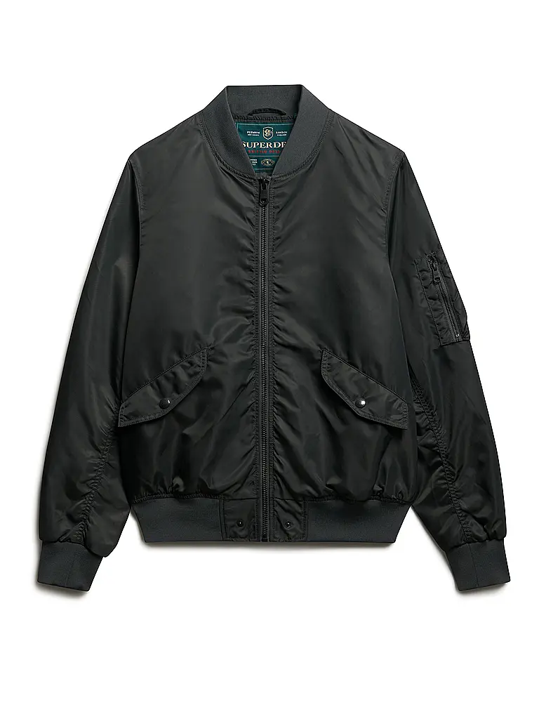 SUPERDRY | Bomberjacke MERCHANT MA1 | grau