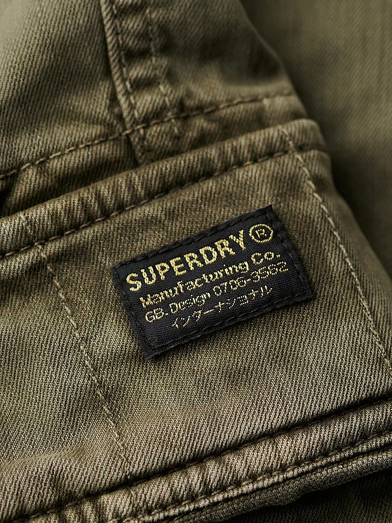 SUPERDRY | Cargohose CORE | grün