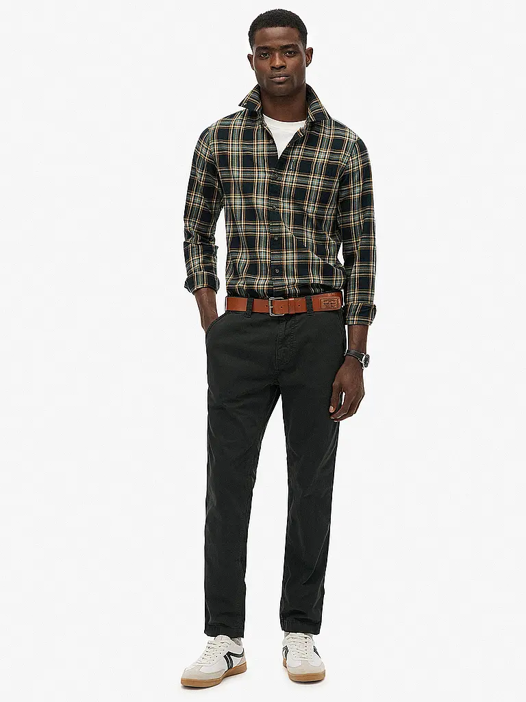 SUPERDRY | Chino  | schwarz