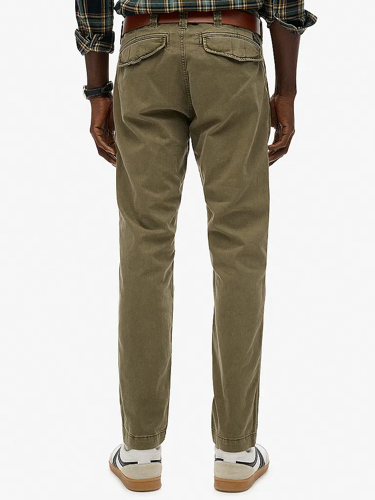 SUPERDRY | Chino  | grün