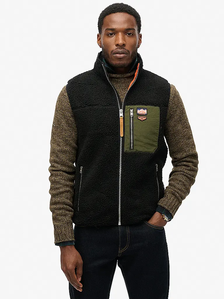 SUPERDRY | Gilet | schwarz