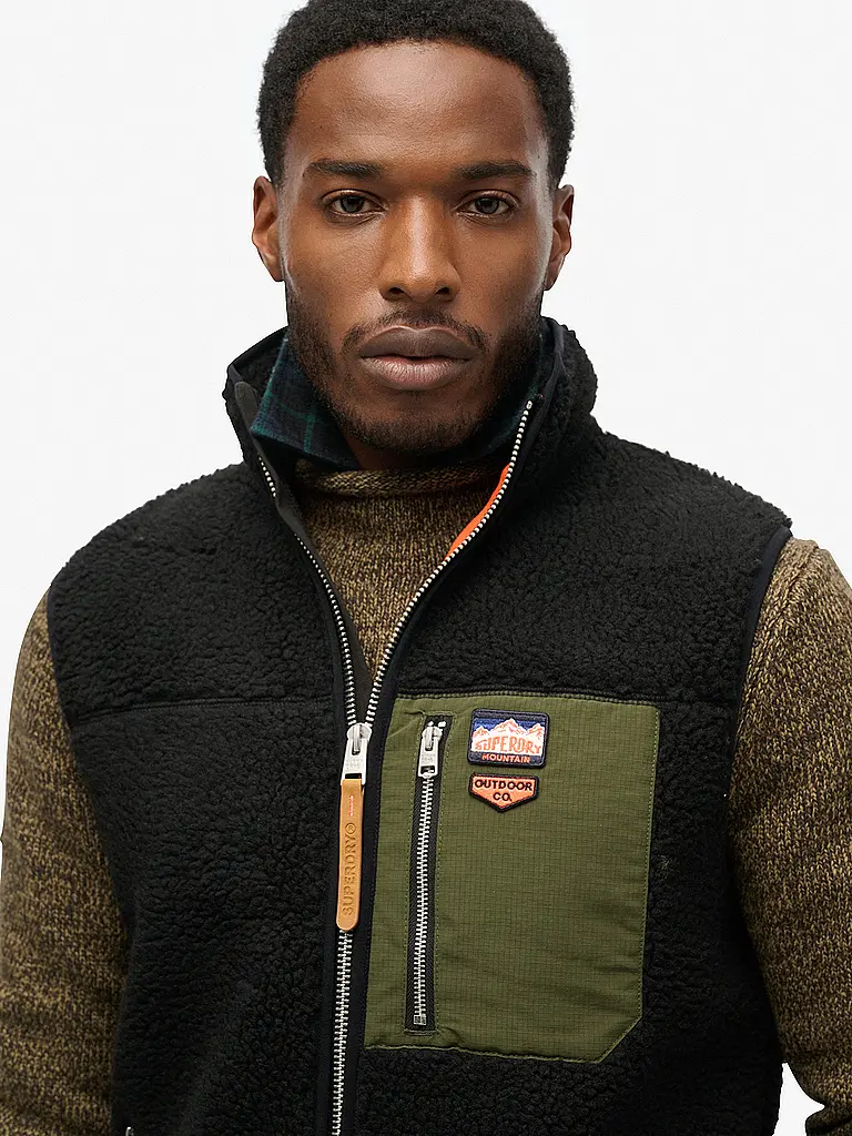 SUPERDRY | Gilet | schwarz