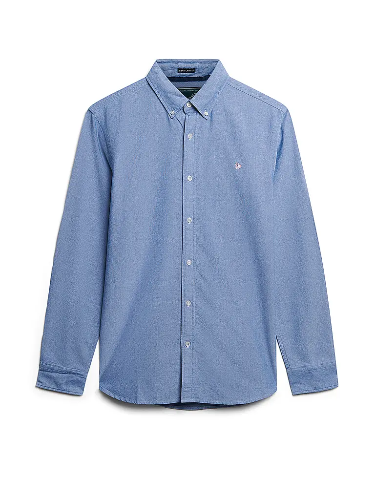 SUPERDRY | Hemd Casual Fit | blau