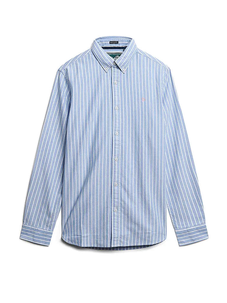 SUPERDRY | Hemd Casual Fit | blau