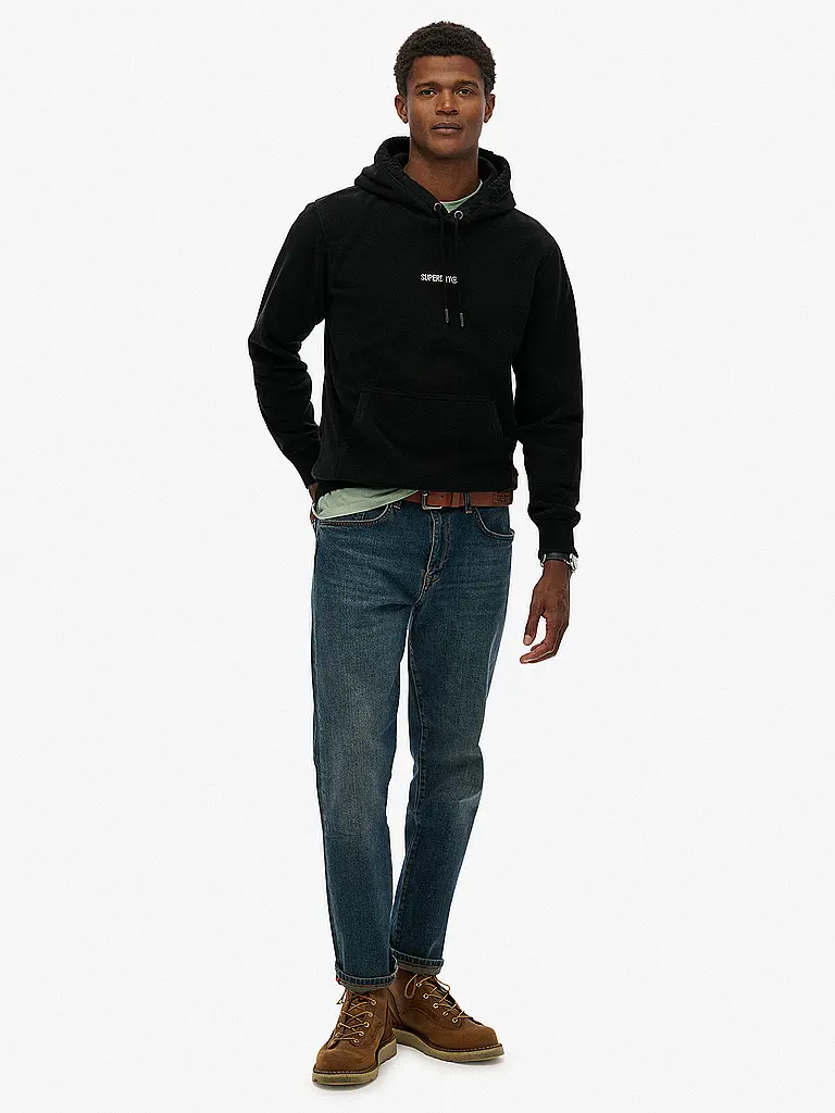 SUPERDRY | Kapuzensweater - Hoodie  | schwarz