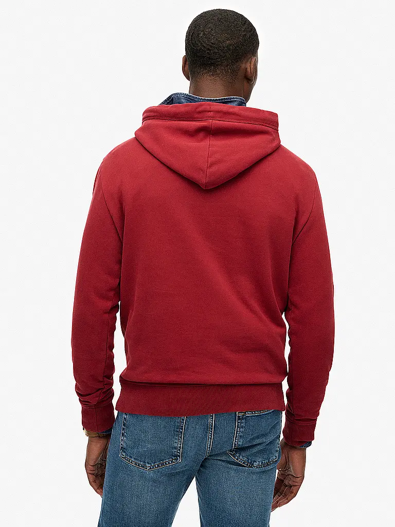 SUPERDRY | Kapuzensweater - Hoodie | rot