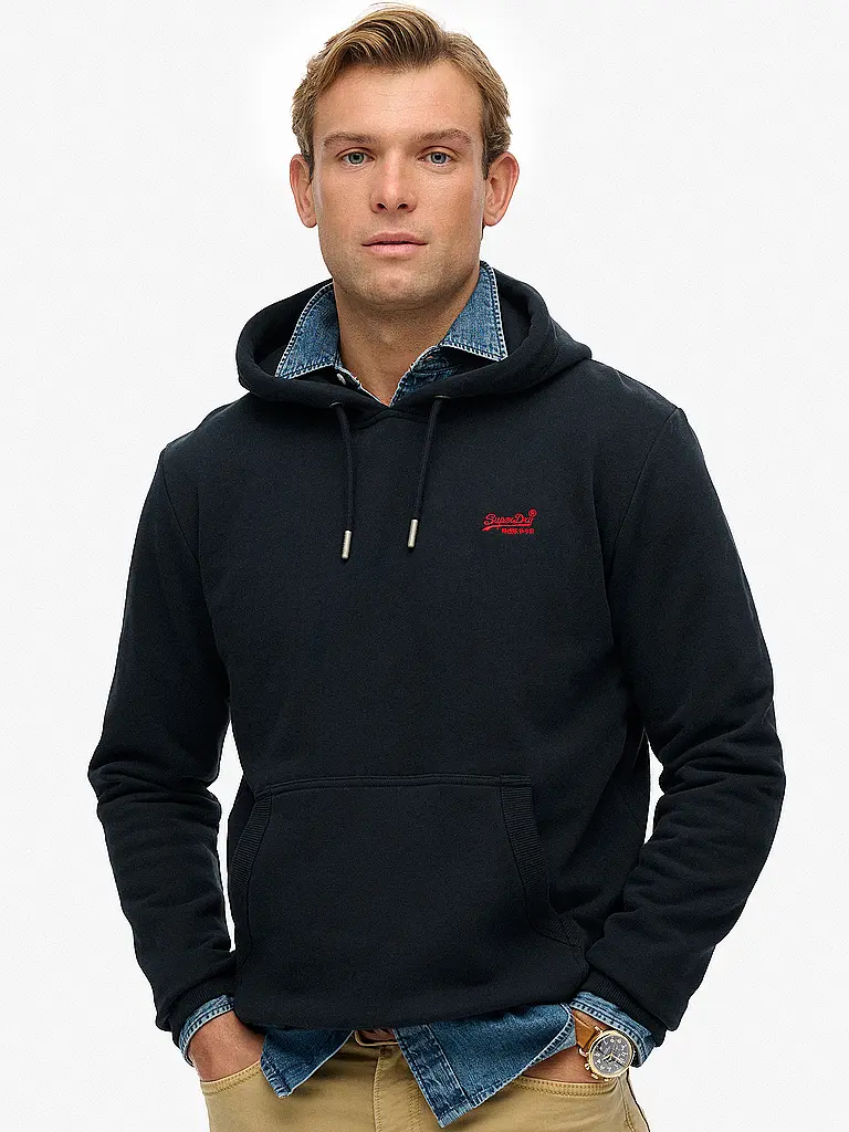 SUPERDRY | Kapuzensweater - Hoodie | blau