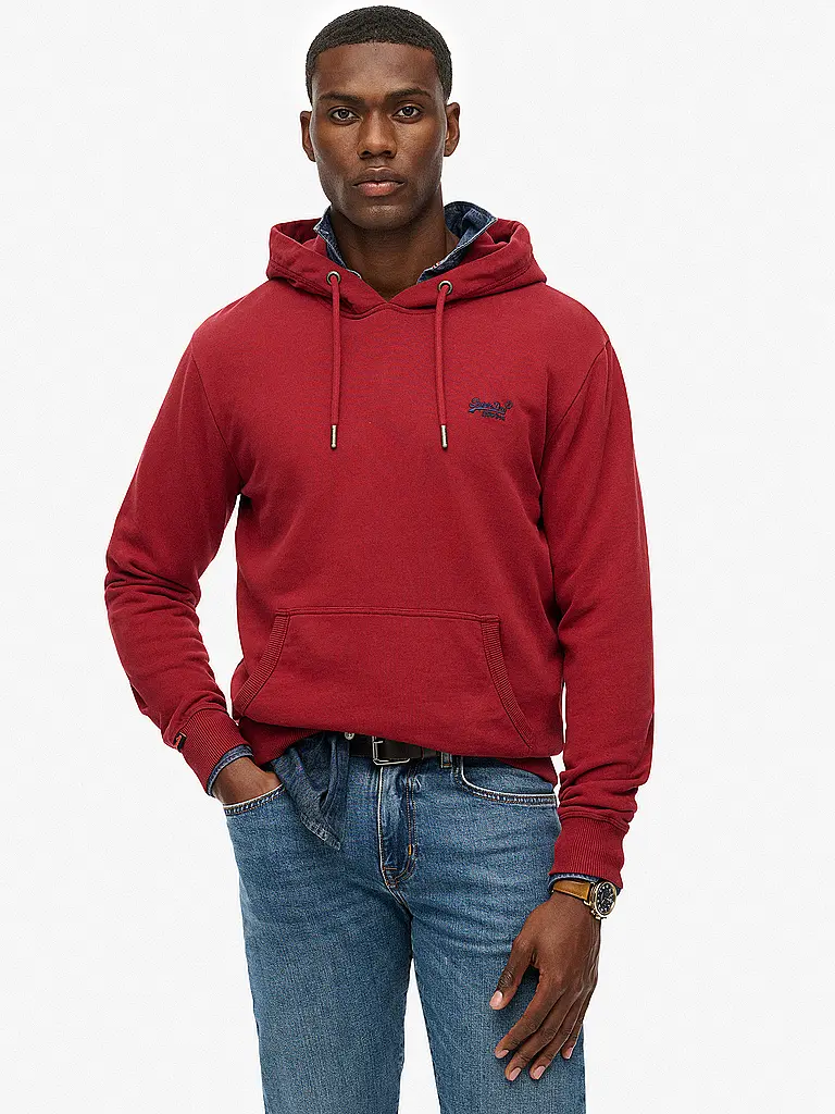 SUPERDRY | Kapuzensweater - Hoodie | rot