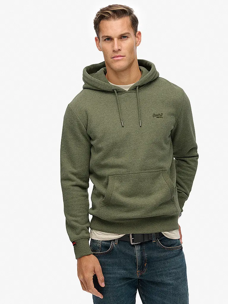 SUPERDRY | Kapuzensweater - Hoodie | grün
