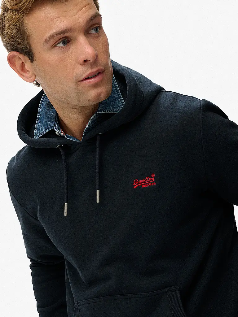 SUPERDRY | Kapuzensweater - Hoodie | blau