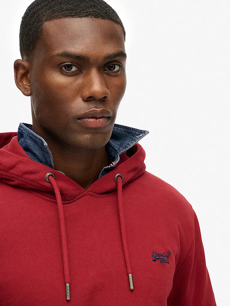 SUPERDRY | Kapuzensweater - Hoodie | rot