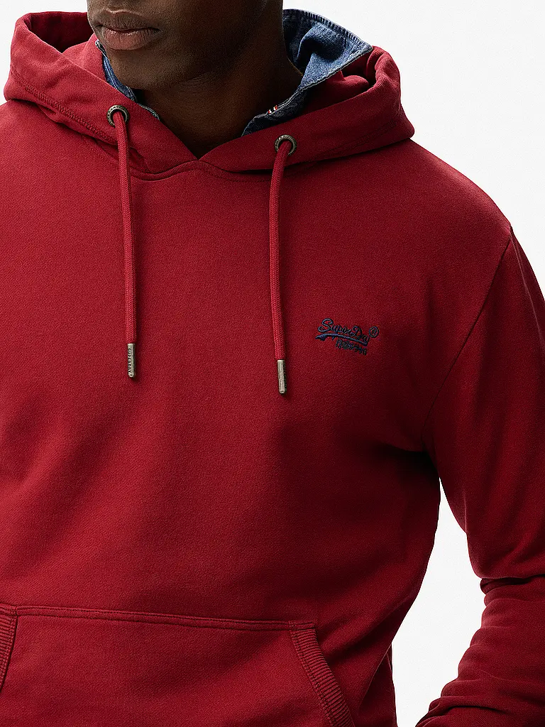 SUPERDRY | Kapuzensweater - Hoodie | rot