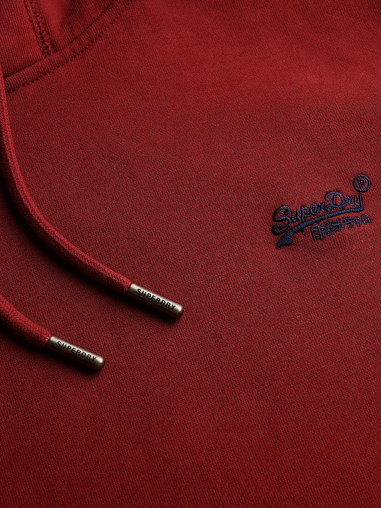 SUPERDRY | Kapuzensweater - Hoodie | rot