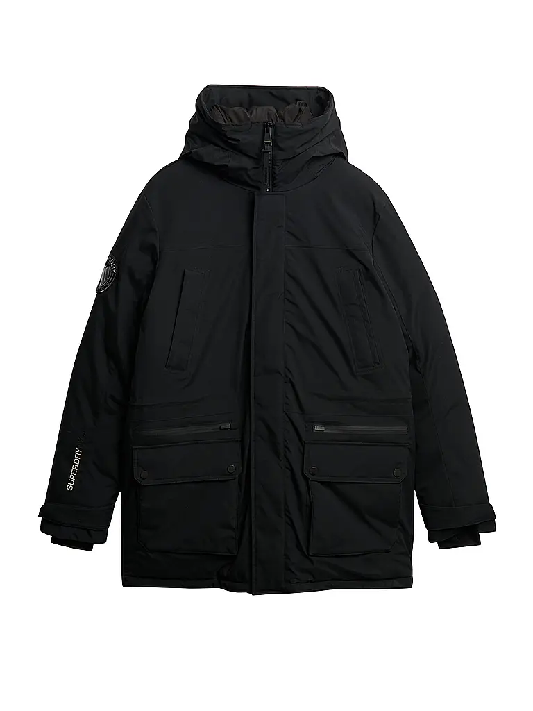 SUPERDRY | Parka CITY PADDED | Schwarz