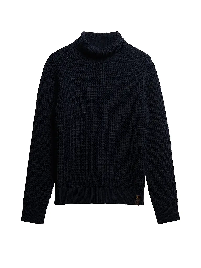 SUPERDRY | Rollkragenshirt  | dunkelblau