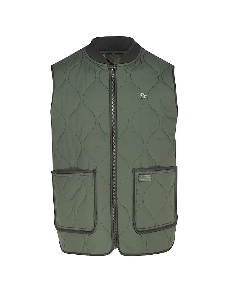 SUPERDRY | Steppgilet  | grün