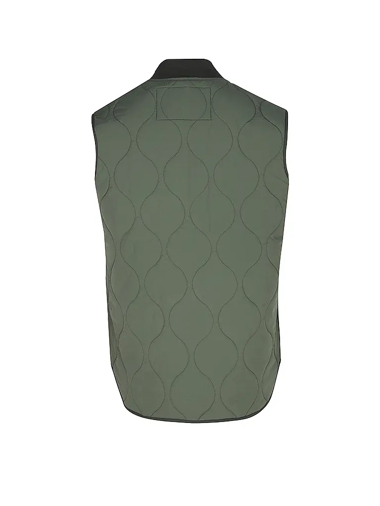 SUPERDRY | Steppgilet  | grün