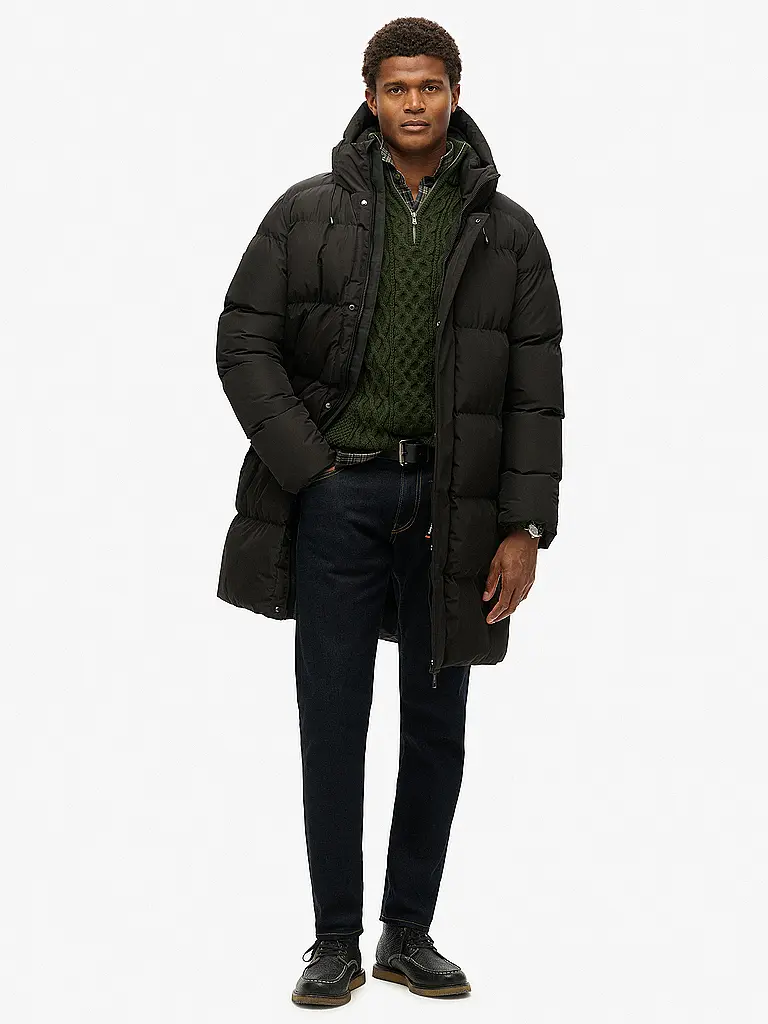 SUPERDRY | Steppjacke | schwarz