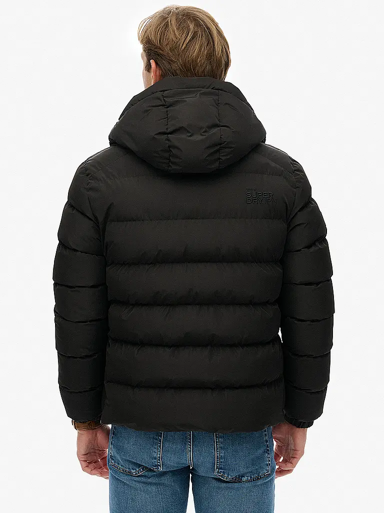 SUPERDRY | Steppjacke | schwarz