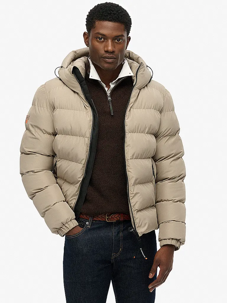 SUPERDRY | Steppjacke | beige