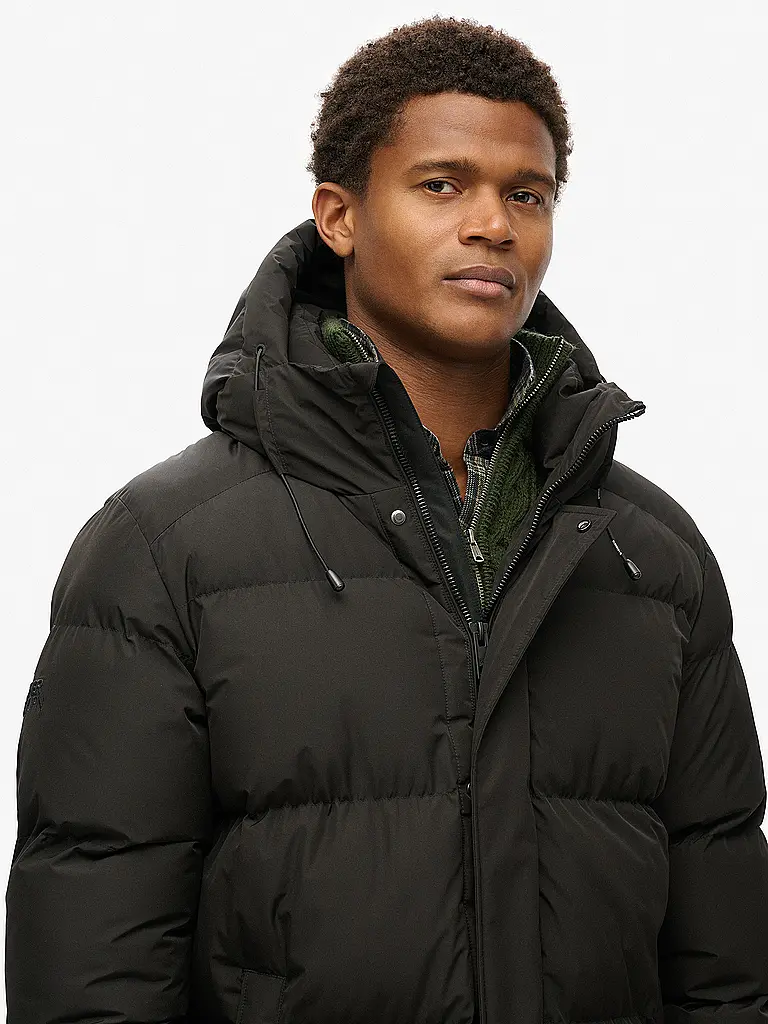 SUPERDRY | Steppjacke | schwarz