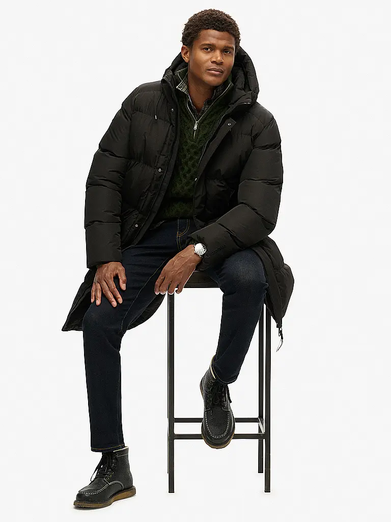 SUPERDRY | Steppjacke | schwarz