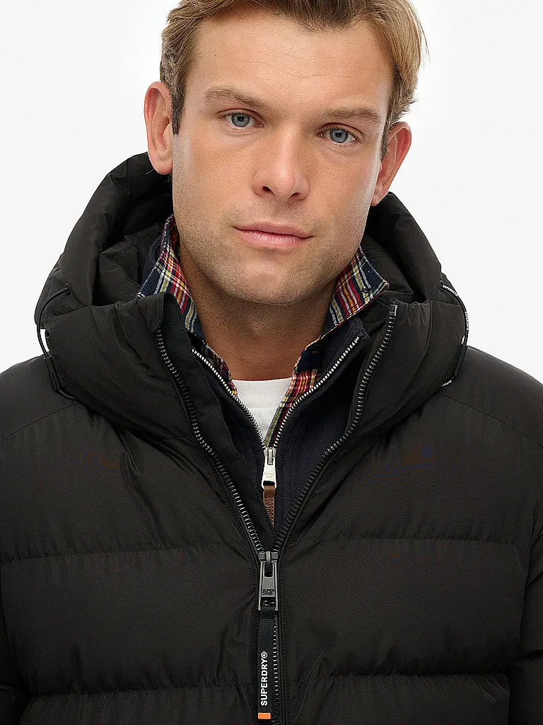 SUPERDRY | Steppjacke | schwarz