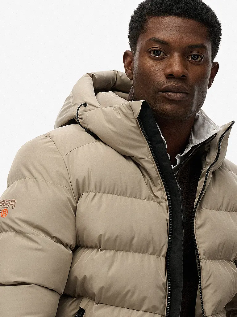 SUPERDRY | Steppjacke | beige