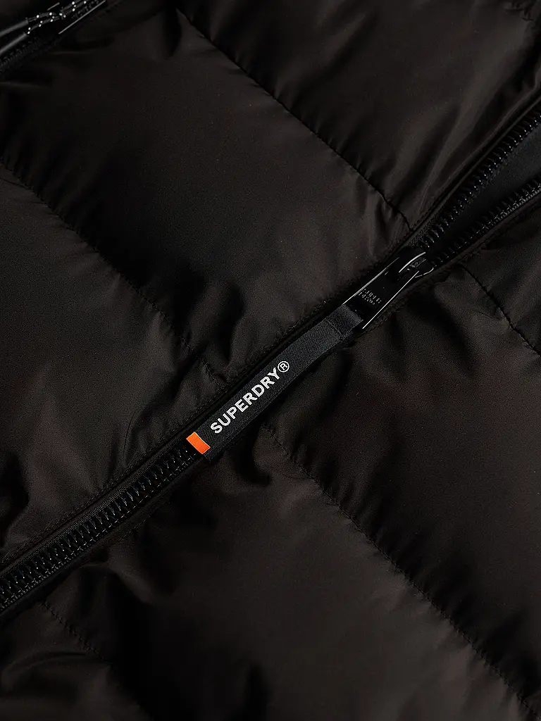 SUPERDRY | Steppjacke | schwarz