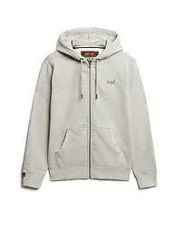 SUPERDRY | Sweatjacke  | grau