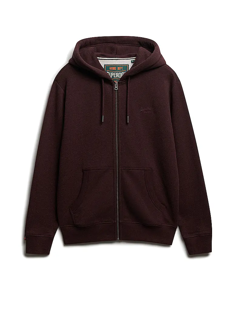SUPERDRY | Sweatjacke  | beige