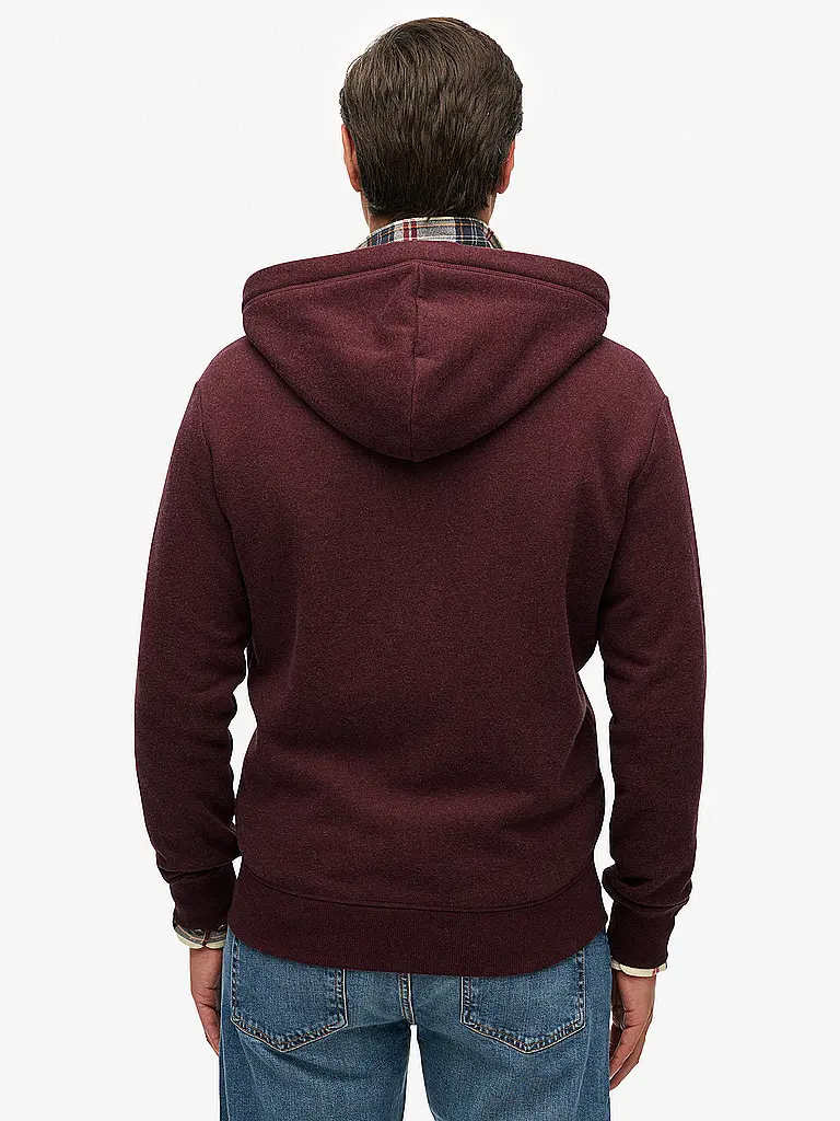 SUPERDRY | Sweatjacke  | beige