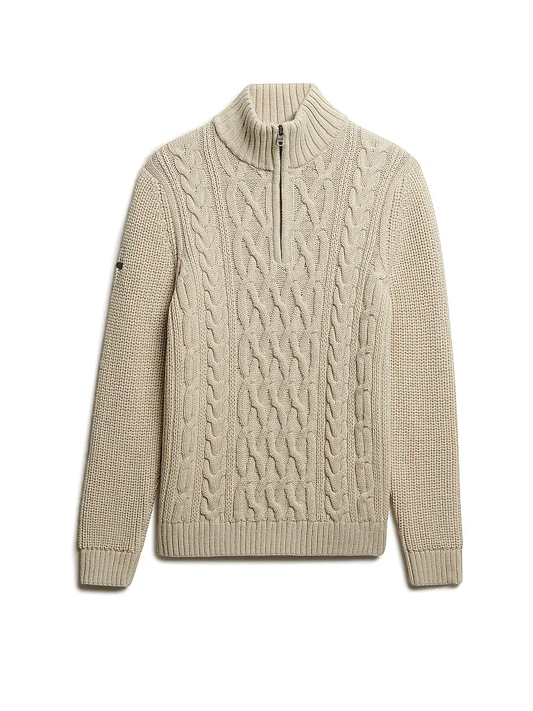 SUPERDRY | Troyer Pullover JACOB | beige