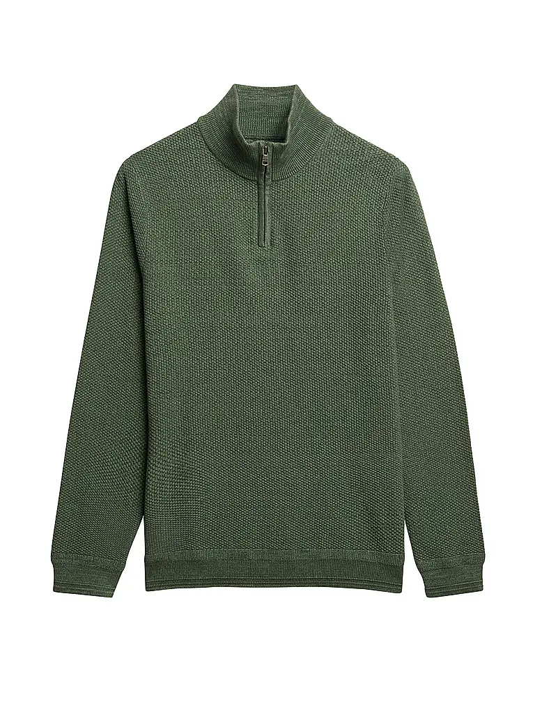 SUPERDRY | Troyer Sweater  | Grün