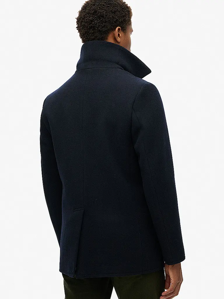 SUPERDRY | Wollmantel  | Dunkelblau