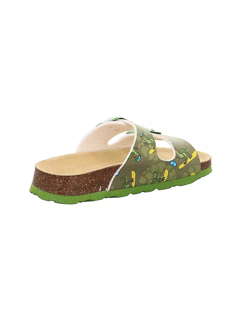 SUPERFIT | Kinder Hausschuhe - Pantoffel  | olive