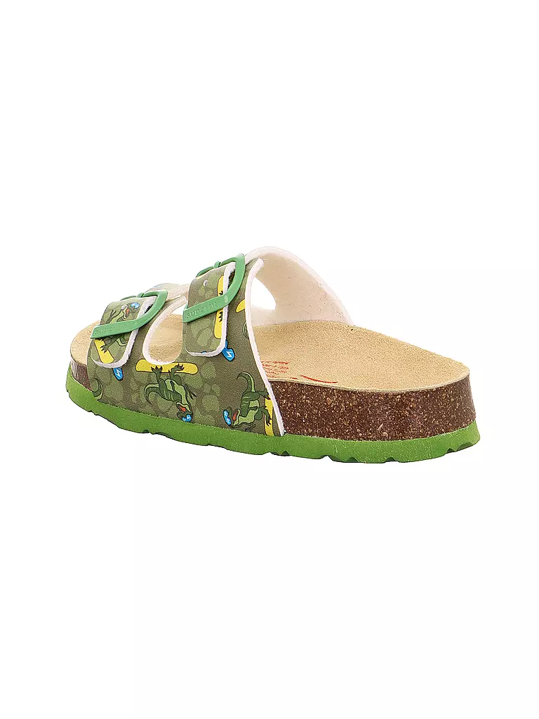 SUPERFIT | Kinder Hausschuhe - Pantoffel  | olive