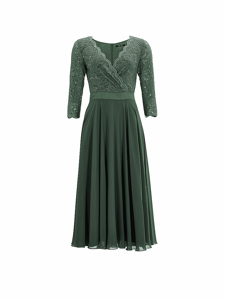 SWING Abendkleid grün | 34