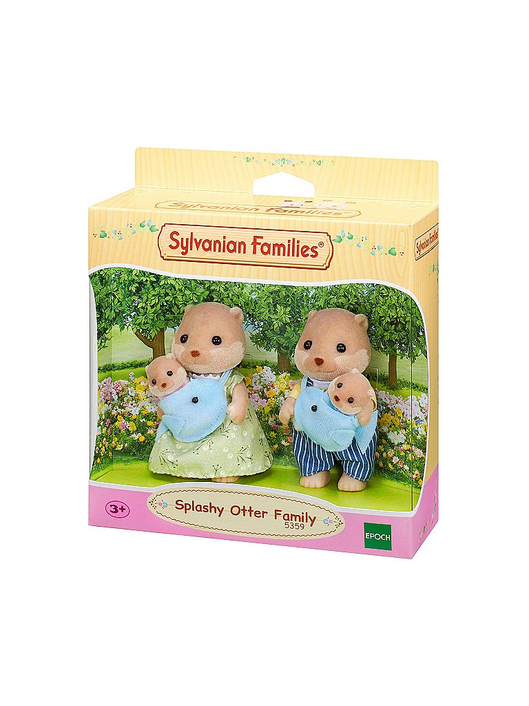 SYLVANIAN FAMILIES Otter Familie Plansch 5359