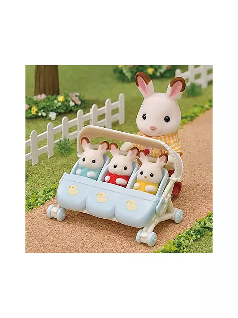 SYLVANIAN FAMILIES | Drillings Kinderwagen | keine Farbe