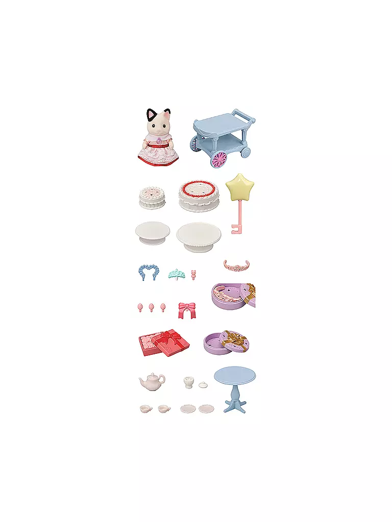 SYLVANIAN FAMILIES | Party Spielset mit Figur | keine Farbe