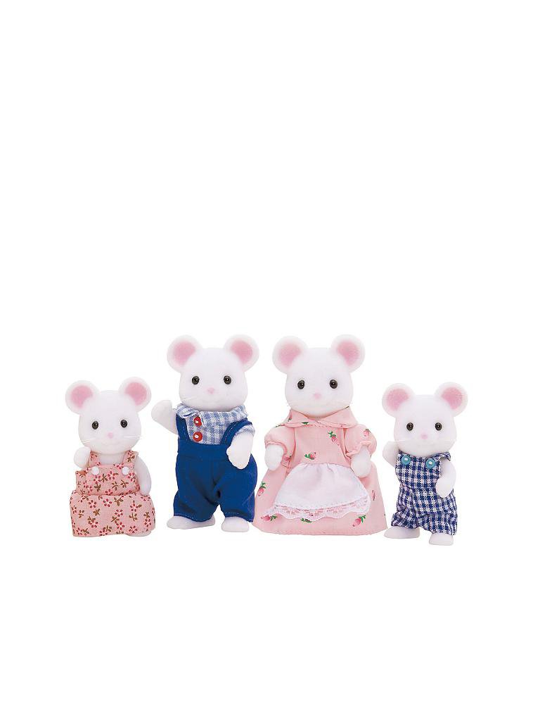 SYLVANIAN FAMILIES | Weiße Maus Familie Nagemann 3111 | keine Farbe