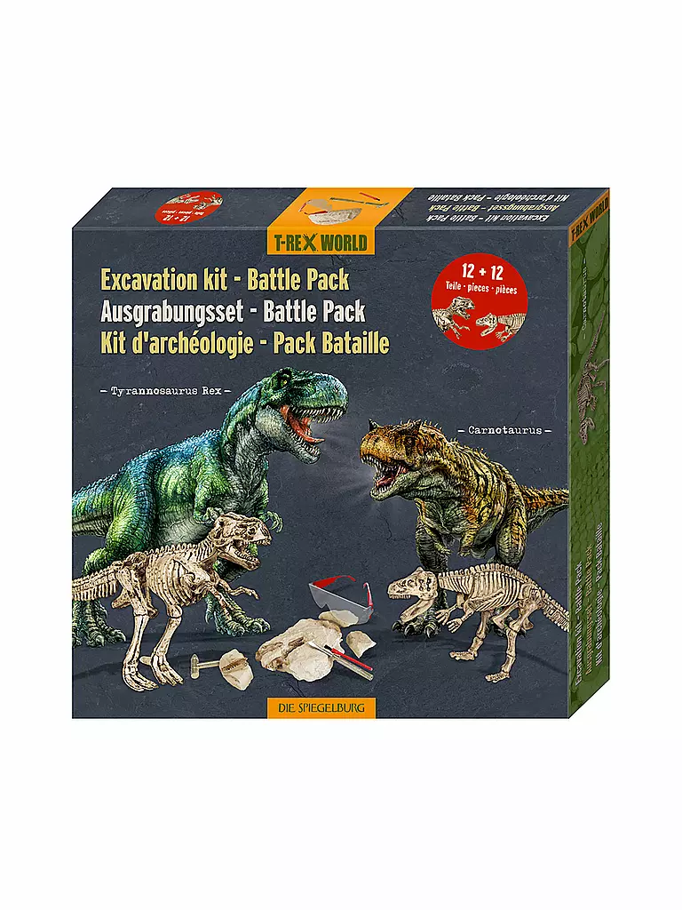 T-REX WORLD | Ausgrabungsset Battle Pack - T-Rex+Carnotaurus T-Rex World | keine Farbe