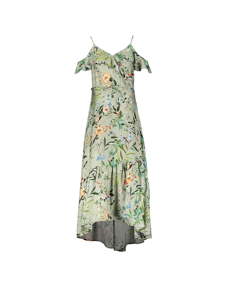 Kleid Grün Beige Kleid Grün Beige