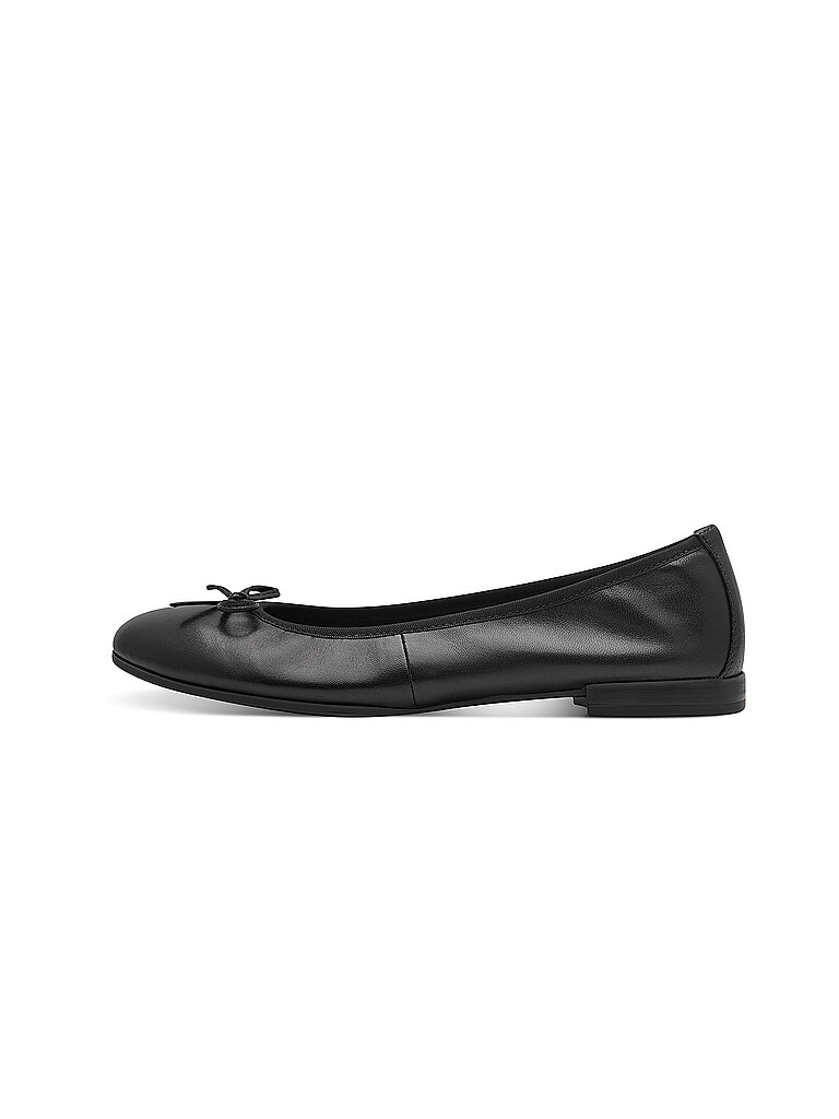 Tamaris Damen Klassische Ballerinas, Frauen Ballerinas,TOUCHit-Fußbett,klassisch elegant,sportlich,feminin,Heart and Sole,modern,Black,37 EU