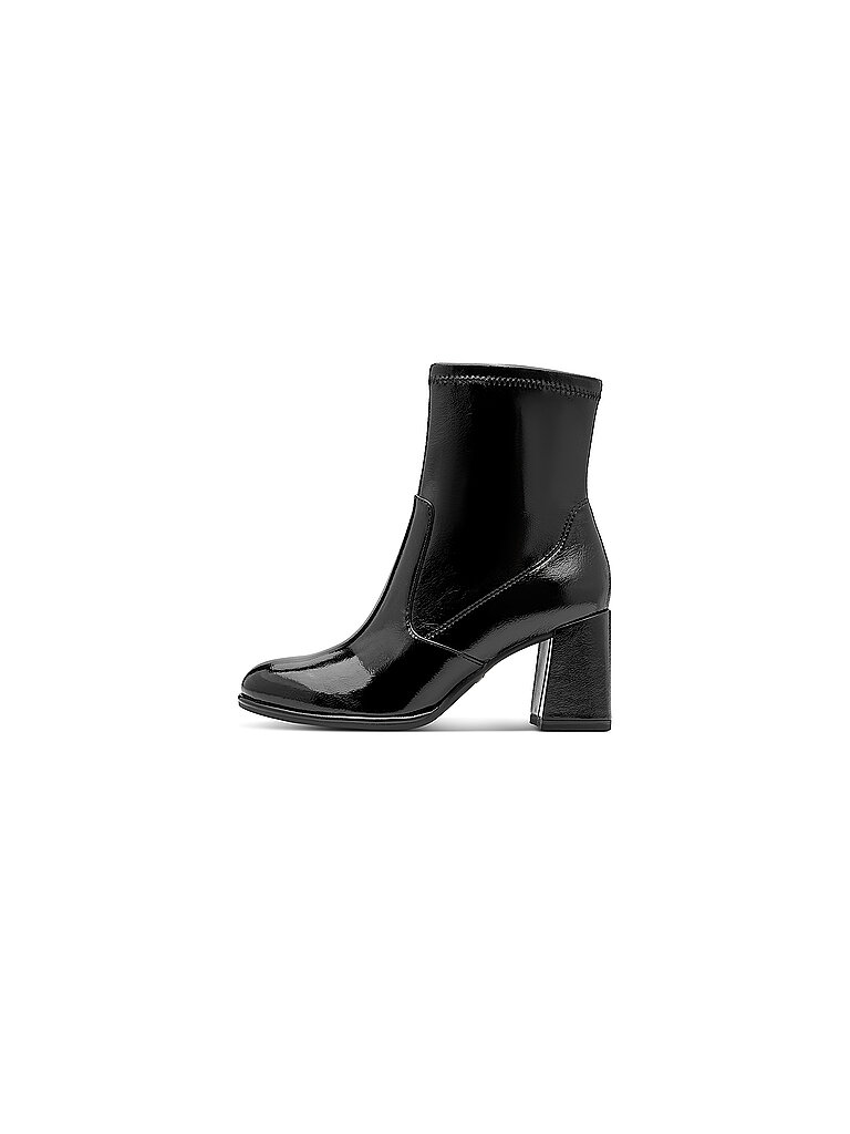 Glänzende Stiefeletten Damen Tamaris Essentials Blockabsatz