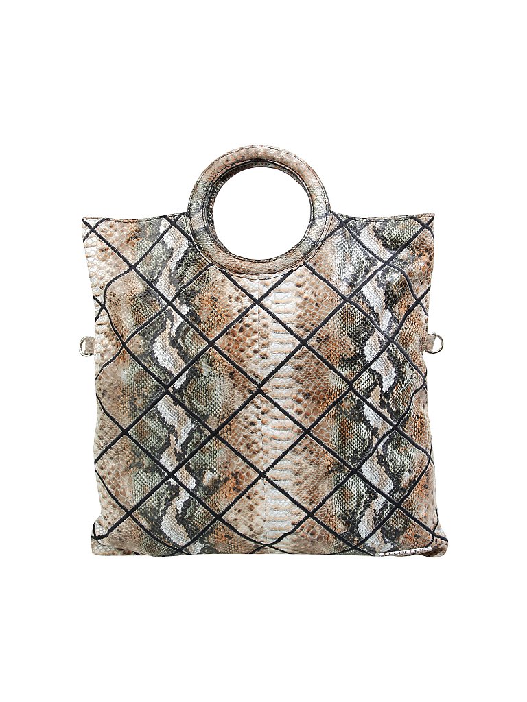 TASCHENDIEB Ledertasche - Shopper Tiergarten braun