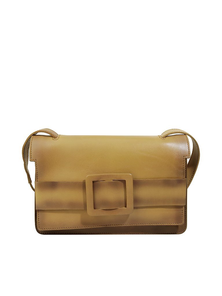 TASCHENDIEB Ledertasche - Umhängetasche Rosaliegasse 2 gelb